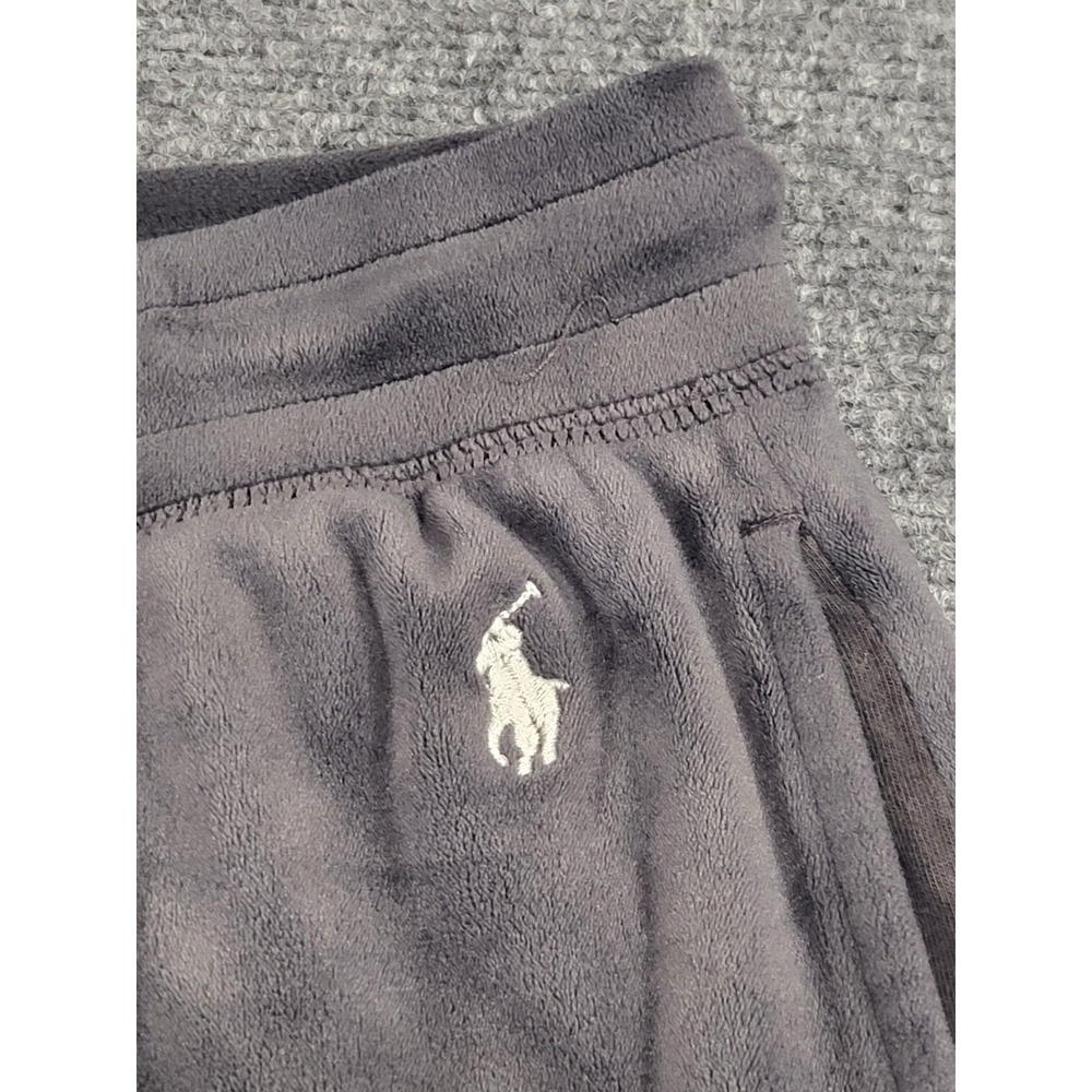 Polo Ralph Lauren Velour Velvet Trousers Gray Men's Pant Size Large - Picture 6 of 16